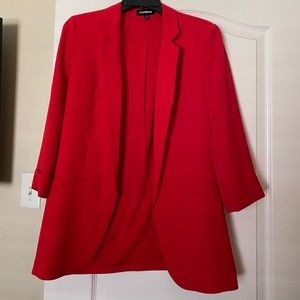 NWOT Red Express Boyfriend Blazer